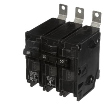 Interruptor Automático / 3 Polos / 50 A / 10 kA / Termomagnético / Montaje en Tablero / 120-240 V AC