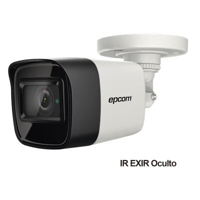 Cámara Bala TURBOHD / 8 Megapixel / Gran Angular 102.9° / IR EXIR 30 m (98.4 ft) / IP67 / 4 Tecnologías / dWDR