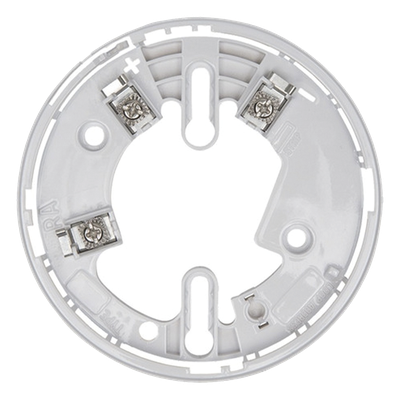 Base de 4 Pulgadas / 4.0′ (10.2 cm) diámetro / 0.74′ (18.8 mm) altura / 15-32 VDC / Color Blanco / Compatible Notifier, Farenhyt, Silent Knight, Fire-Lite