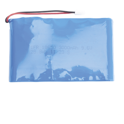 Batería de litio / 9.6V DC / 3000 mAh / Luz de emergencia