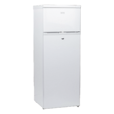 Refrigerador Solar Combinado / 220 L (7.7 ft³) / 12/24 VCC / Consumo 75 W / Refrigerante R600a / Operación 18-38°C