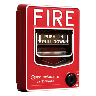 Estación Manual de Alarma Direccionable / Doble Acción / Montaje Semiencastrado o Superficial / 24 VCC / 139 x 104 x 35 mm
