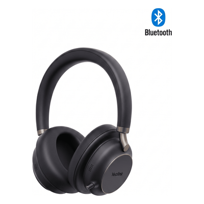 Auriculares Bluetooth / ANC 35 dB / Bluetooth 5.3 / Alcance 45 m (147.6 ft) / Batería 40 h / USB-C y USB-A / Qi Inalámbrica