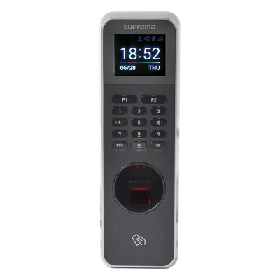 Terminal de Control de Acceso / Lector de Huella IP67 / Teclado / RFID-NFC Multitecnología / Bluetooth / 1.77″ TFT LCD / 10,000 Usuarios