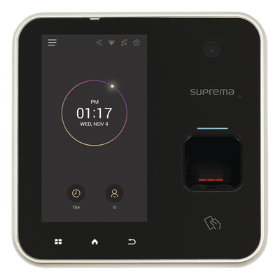 Terminal Biométrica IP / Pantalla Táctil LCD 5″ / WiFi 802.11b/g / PoE / Lector EM 125kHz / 500,000 Usuarios