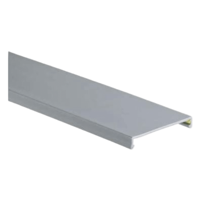 Tapa para Canaleta Ranurada / 0.75 in / 6 ft / 1.83 m / Gris Claro