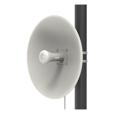 Radio de enlace inalámbrico / 5 GHz / 400+ Mbps / 4910-6200 MHz / Hasta 10 km (32.8 ft) / Antena 25 dBi / Latencia ultra baja