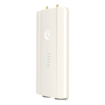 Radio para Enlace Backhaul / Wi-Fi 6 hasta 1 Gbps / 4.9-6.2 GHz / IP67 / PoE 802.3at / SFP Óptico