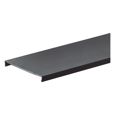 Tapa para Canaleta Ranurada / 32 mm Ancho / 1828.8 mm (6 ft) Largo / PVC Sin Plomo / UL94 V-0 / Negro