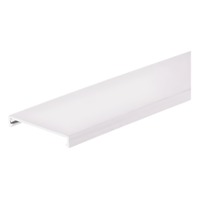 Cubierta de Conducto a Ras / 57.2 mm Ancho / 1.83 m Largo / PVC Sin Plomo / UL94 V-0 / Blanco