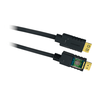 Cable HDMI Activo / 4K@60Hz 4:4:4 / 18 Gbps / 15.20 m (50 ft) / HDR / Triple Blindaje / K-Lock / UL CL3/FT4