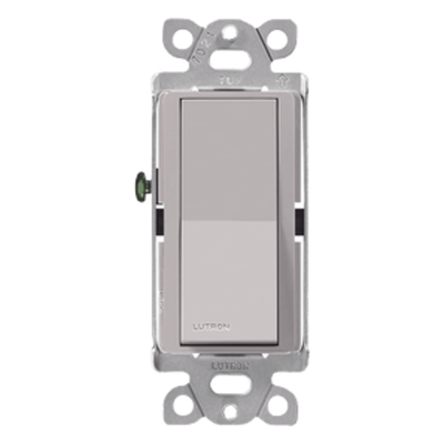 Interruptor de Pared / Un Polo / Paleta Grande / 15 A / 120/277 V / Cargas Generales y Motor / Sin Atenuación