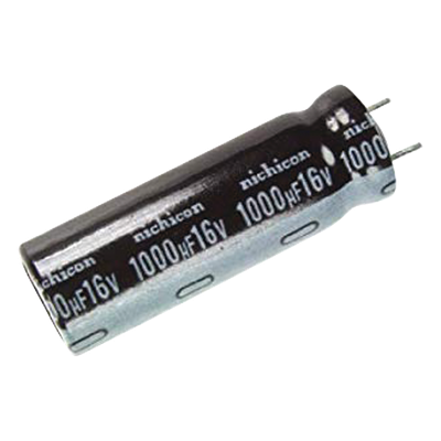 Capacitor Electrolítico / 680 µF a 1000 µF / 16 Vcc / Montaje Axial / Diseño Compacto