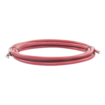 Cable de Controlador a Batería / 3.0 m (9.8 ft) / 8 AWG / Terminal de Ojo / Rojo