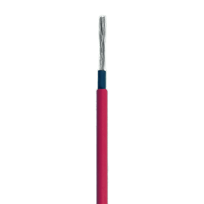 Cable Fotovoltaico / 6 mm² (10 AWG) / 2000V / Rojo / Rollo 25 m (82 ft) / UL 4703 y TUV / -40°C a 120°C