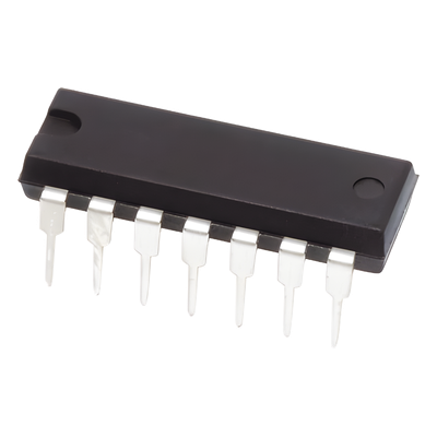 Circuito Integrado Interruptor Cuádruple Bilateral / DIP-14 / 3V a 18V / -55°C a 125°C / Resistencia On 125 Ω