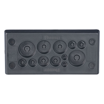 Pasacables Rectangular de Membrana / IP66 / 12 Orificios / Cables 3 mm a 20 mm / 3.39″ x 1.42″ / 4.8″ (121.9 mm) de Largo