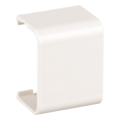 Unión Recta para Canaleta / ABS Blanco Mate / UL94V-0 FT4 / 0 a 50°C / 180° / Sin Herramientas