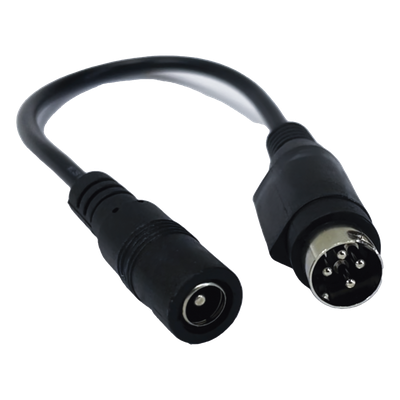 Adaptador DC / Jack Hembra 5.5×2.1mm a Minidin 4 Pines Macho / 168mm / DVR y NVR