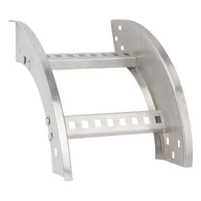Curva Vertical Exterior / Perfil Z / Peralte 3 1/4″ / Ancho 12″ / Radio 8″ / Aluminio