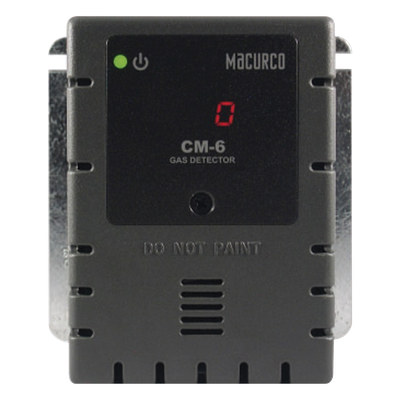 Detector y Controlador de CO / Pantalla Digital / Salida 4-20 mA / Relé SPDT 5 A / Rango 0-200 ppm / Activación 15-100 ppm