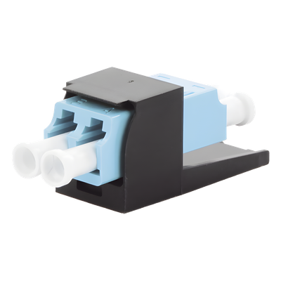 Módulo Acoplador / LC Duplex / Fibra Multimodo OM3/OM4 / Mini-Com / Cerámica Zirconia / Aqua