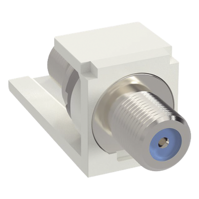 Módulo Acoplador Coaxial Tipo F / Mini-Com / 75 Ohms / 3.0 GHz / 1.75′ x 1.37′ x 0.71′