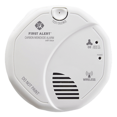 Alarma de Monóxido de Carbono / Sensor Electroquímico / Interconexión Inalámbrica / Alerta de Voz 85 dB / Ubicación por Voz / Alimentación por Batería