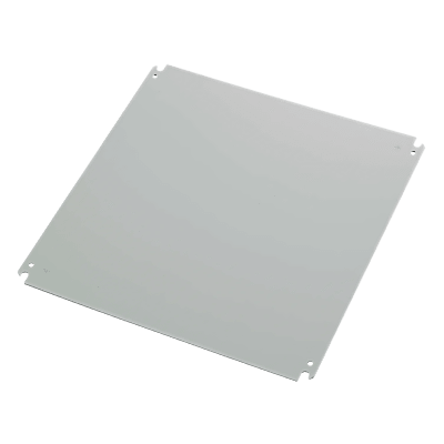 Panel de Montaje Posterior / Acero Dulce Calibre 12ga / 20×20 Pulgadas / Recubrimiento en Polvo Blanco / Compatible con Paneles de Madera 3/4 Pulgadas