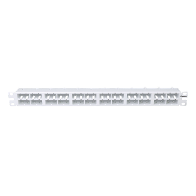 Panel de Parcheo Modular / 48 Puertos / 1 UR / 19in / Sin Blindaje / Plano / Alta Densidad
