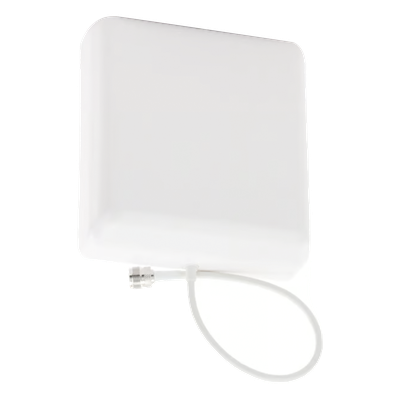 Antena direccional tipo Panel / 698-960 MHz, 1710-2700 MHz / Ganancia 4-8 dBi / Conector N-Hembra / Montaje pared interior / 0.59×0.69×0.16 pies