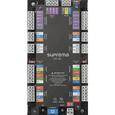 Panel de Control de Acceso / 2 Puertas / PoE+ / 500,000 Usuarios / TCP/IP 10/100 Mbps / 2 Entradas Wiegand / RS485 para Lectores Esclavos
