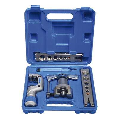 Kit de Herramienta de Abocardado / 6 Diámetros 1/4″ a 3/4″ / Metal Resistente / 1 kg / Compacto 330 x 120 x 230 mm / Automotriz y Refrigeración