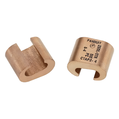 Conector de Compresión Tipo C / Rango 1/0 a 2/0 AWG / Cobre Sin Oxígeno / Aplicación Malla de Tierra