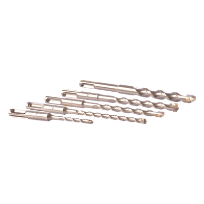 Juego de Brocas SDS PLUS / 5 Piezas / 3/16 a 1/2 Pulgada / Para Concreto