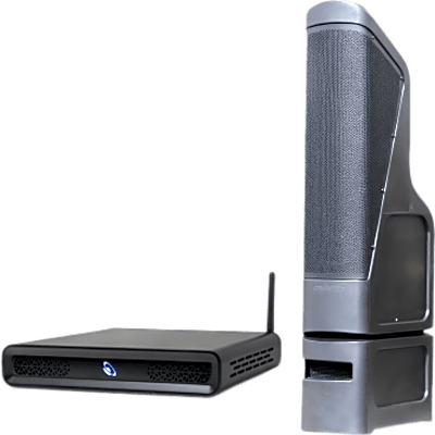 Sistema Audio Exterior / Amplificador 2 Canales 100W / Torre Line Array 200W / HDMI eARC / Bluetooth 5.3 / IP56 / 9.1 m (30 ft)