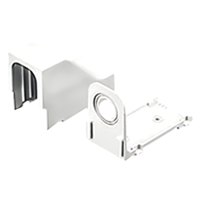 Accesorio para Techo Falso/Entrada / Conexión Tubería 1/2 a 1 In / Compatible Canaletas LD3, LD5 y LD10 / UL94V-0 / TIA/EIA