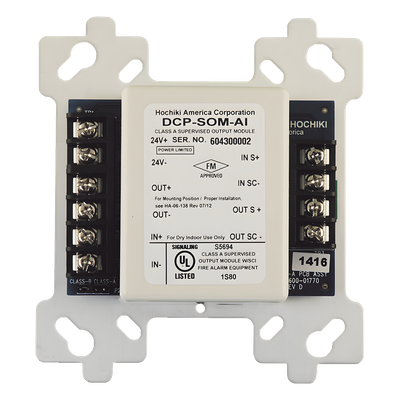 Módulo de Control Direccionable de Salida Supervisada / Clase A y B / 2 A a 30 VDC / Aislador de Cortocircuito Integrado