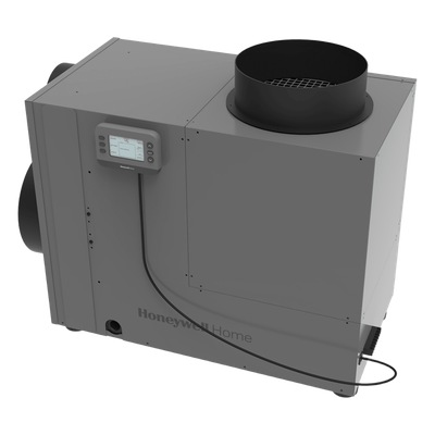 Deshumidificador de Casa Completa / 90 Pints por Día / Ventilación Integrada / Salida Tri-Direccional / Filtro MERV 8 / Sensores de Fuga