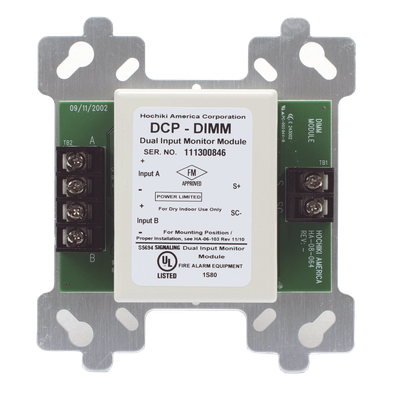 Módulo Direccional de Monitoreo / 2 Entradas Independientes / Montaje en Caja de 4″ / Comunicación DCP / 127 Dispositivos por Bucle