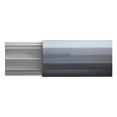 Ducto de Media Caña / Base PVC y Tapa Aluminio / 2.5 m (8.2 ft) de Largo / 90.5 mm x 19.7 mm / NOM-001-SEDE-2005