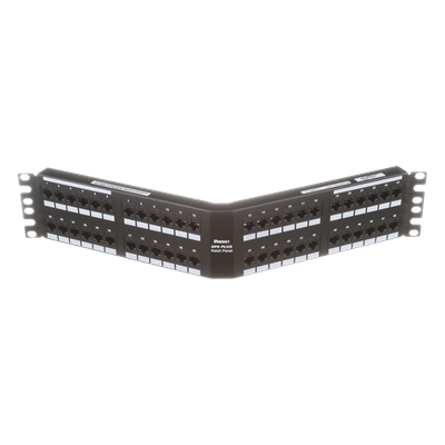 Panel de Parcheo / Cat 6 / 48 Puertos / 2UR / Angulado / 110 IDC / PoE 100W