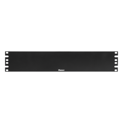 Tapa Ciega para Rack / 19 Pulgadas / 2 UR / Acero 16 ga / Diseño Plano / 482.6 x 43.7 mm