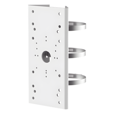 Montaje para Poste / Ajustable 67-127 mm / Acero Inoxidable / Carga 10 kg / 5′ × 1.81′ × 9.84′