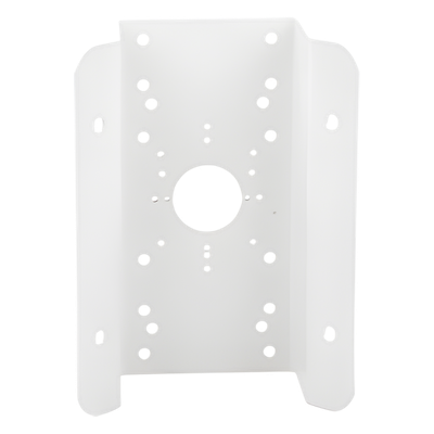 Montaje de Esquina / Acero Inoxidable / Carga 10 kg (22 lb) / Exterior con Juntas de Goma / 126 x 105 x 250 mm