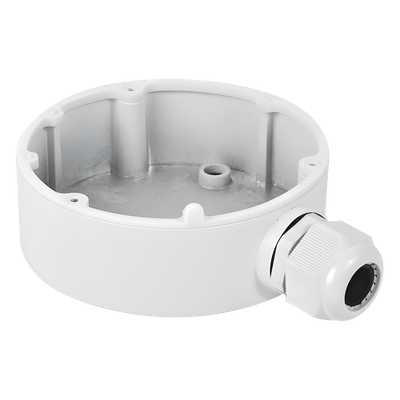 Caja de Conexiones para Mini Domo IP / Aluminio / IP66 / Carga 4.5 kg / Ø111 x 42 mm