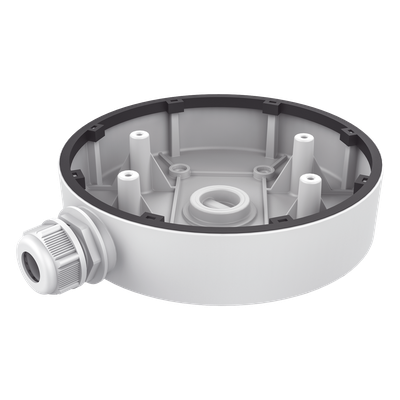 Caja de Conexiones para Cámara Domo / Aluminio / Ø155 mm × 36 mm (Ø6.1′ × 1.42′) / Carga 2 kg (4.4 lb) / Interior y Exterior