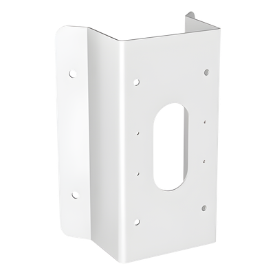 Soporte de Esquina para Cámaras Domo y Bala / Acero Inoxidable / 250 x 126 x 105 mm / 2.2 kg / Color Blanco