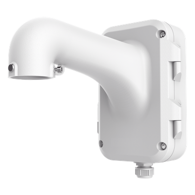Soporte de Pared para Domo PTZ / Caja de Conexiones Integrada / IP66 / Aleación de Aluminio / 355.5×255.3×170.7 mm / 2.15 kg