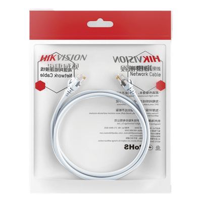 Cable de Parcheo / UTP / Cat. 6 (24 AWG) / 0.50 Metros (1.64 Pies) / Color Blanco / PoE+ / Interior